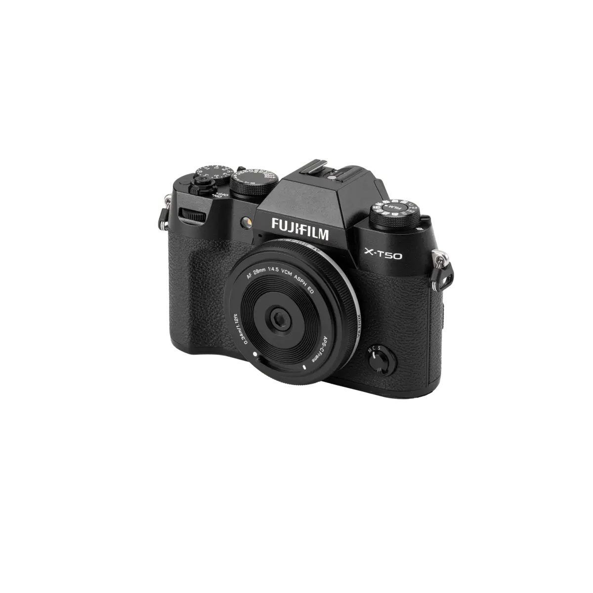 28mm F4.5 XF Lens on camera image