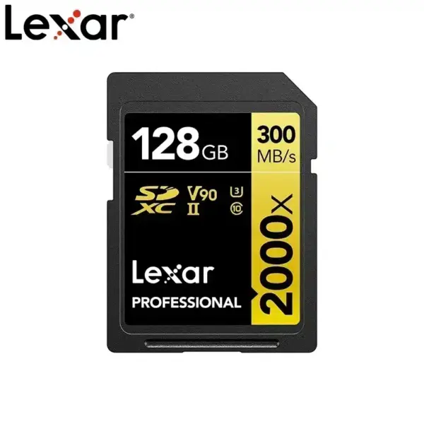 Lexar tarjeta de memoria SDHC SDXC Clase 10 U3 UHS-II 32GB 64GB 128GB 256GB 512GB<span> - </span>1667X-128GB
