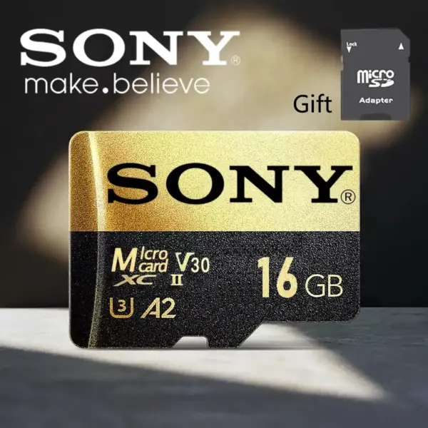 Sony Tarjeta de memoria Micro SD de 128GB, 256GB, 512GB, 1TB,<span> - </span>16GB
