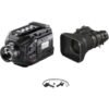 Blackmagic Design URSA con teleobjetivo ENG y kit de control de enfoque / zoom trasero